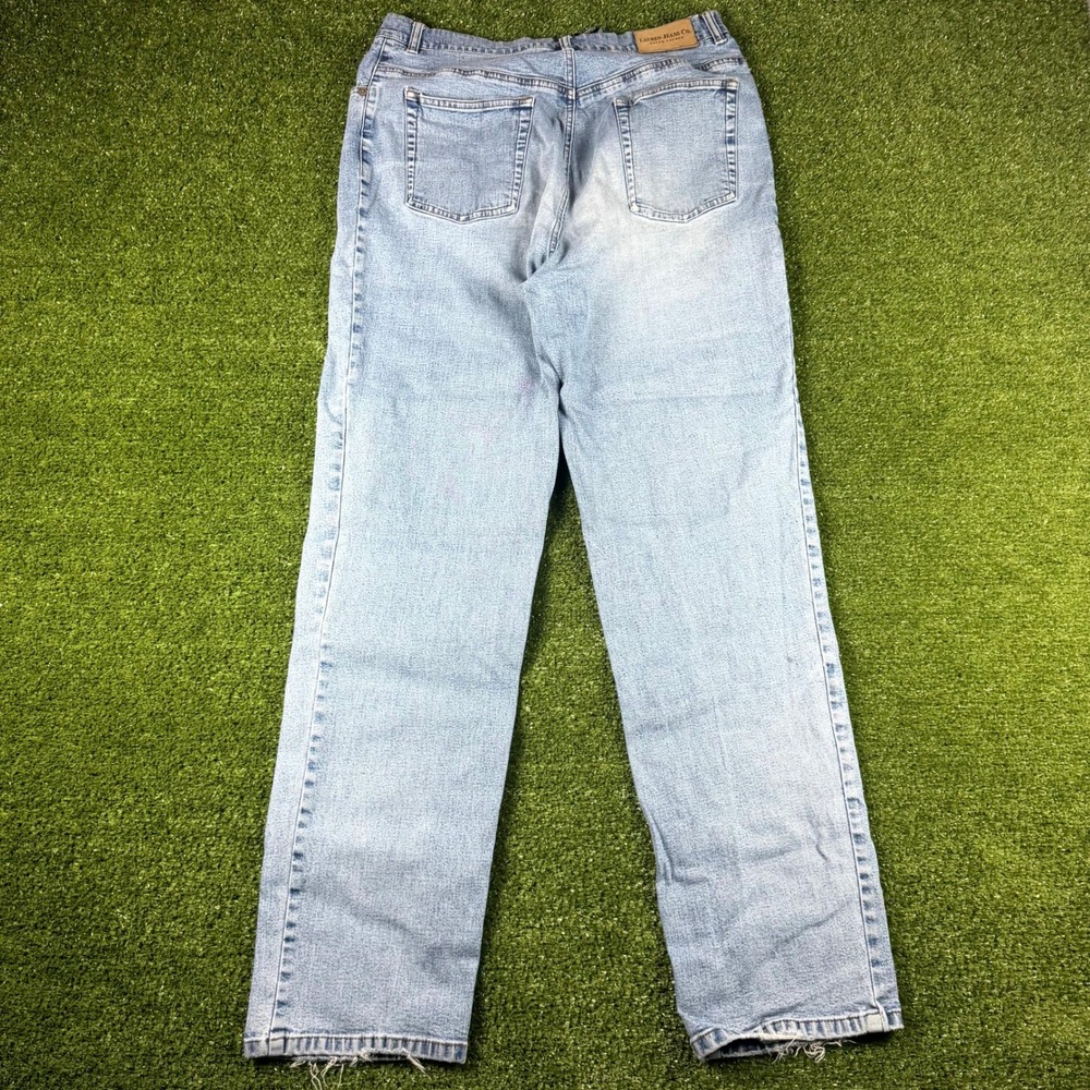 Lauren Jeans Co Ralph Lauren Womens Light Wash Straight Leg Jeans Size 14 0734